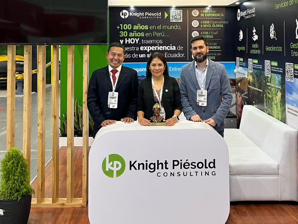 Knight Piésold Perú se involucra con la comunidad minera ecuatoriana e Internacional en Expominas 2023