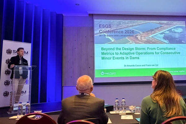 Knight Pi&eacute;sold Southern Africa Presents Sequence-Based Approach to Dam Safety at 2026 ESGS Conference