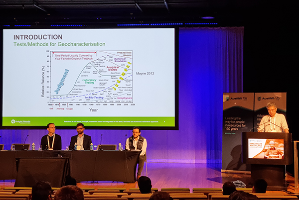 Dr. Zhenhe Song Presents an Integrated Approach to Soil Shear Strength Parameter Selection at Mine Waste and Tailings Conference 2023