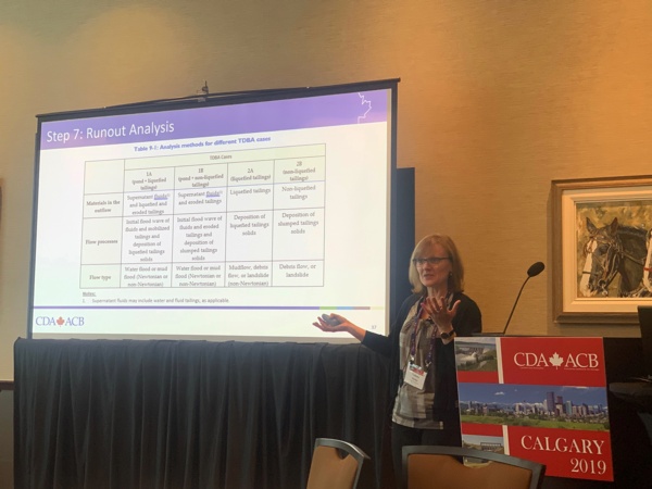 Dr. Violeta Martin Discusses CDA Bulletin Updates at the Tailings Dam Breach Analysis Workshop