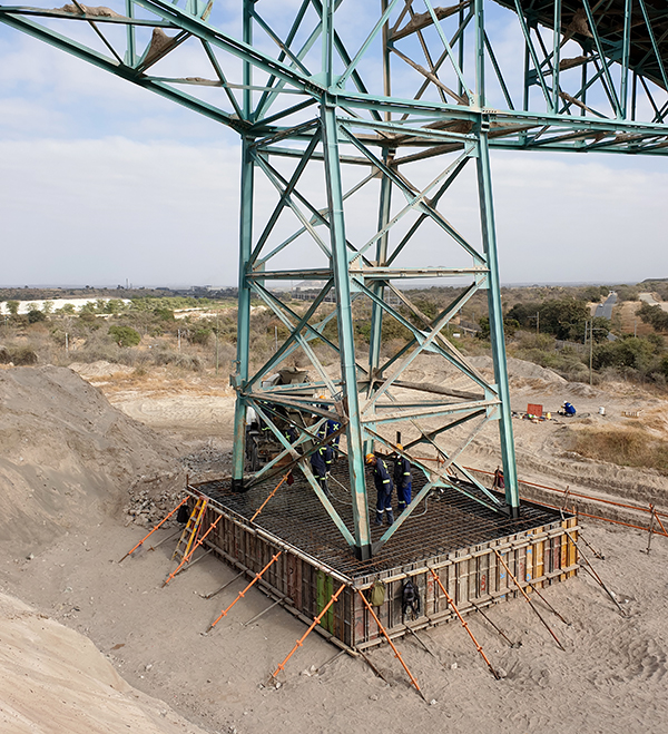 Foskor Conveyor 101 Structural Repairs