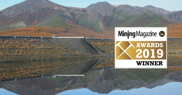 Solución para el monitoreo de presa de relaves de Inmarsat gana el premio del Editor de Mining Magazine 2019