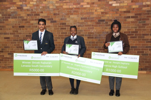 Knight Piésold Southern Africa anuncia a los ganadores de la competencia de ensayos creativos de Bokamoso