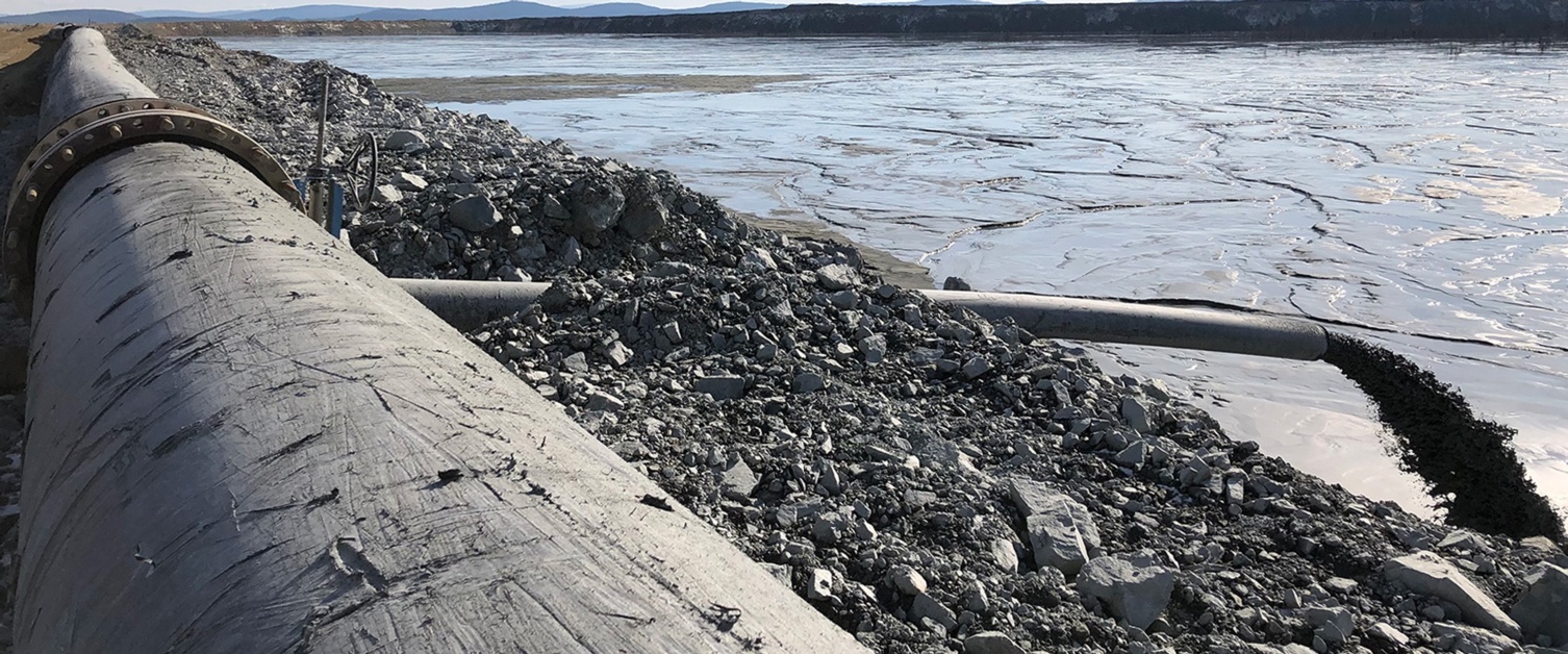 Tuberías y estaciones de bombeo para minería