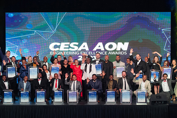 Knight Piésold Southern Africa es galardonada en las categorías de «Premio a la Trayectoria Profesional» e «Ingeniero Joven del Año» en los CESA Aon Engineering Excellence Awards 2023